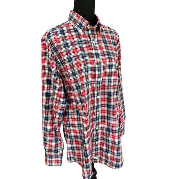 Vineyard Vines Performance plaid slim fit Murray shirt, size M. 100% polyester. - Picture 4 of 5